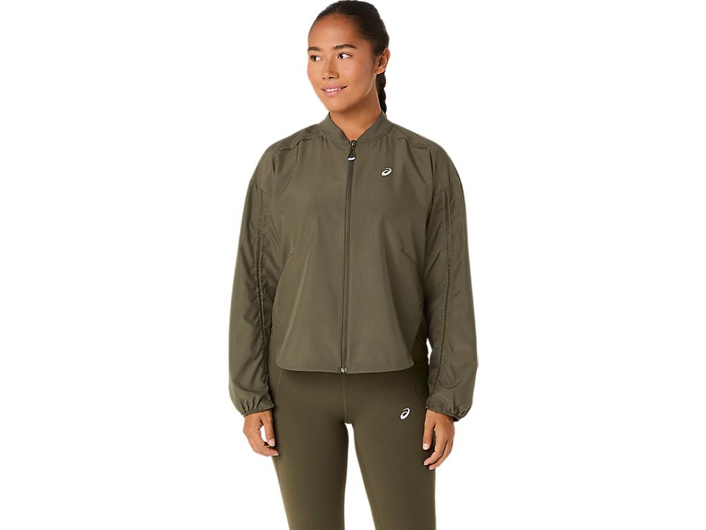 Women's Packable Running Jacket with Adjustable Arms