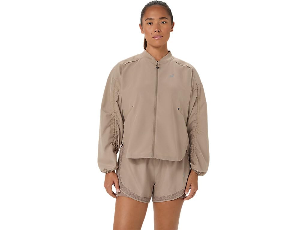 Women's Packable Running Jacket with Adjustable Arms