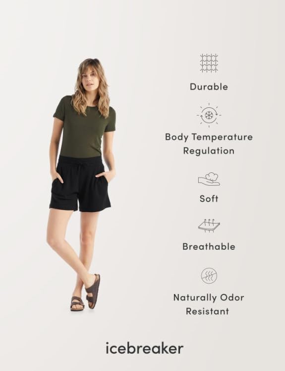 Women's Relaxed Merino Wool Short-Sleeve Tee