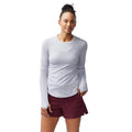 Women's Long-Sleeve Training Top with Thumbholes