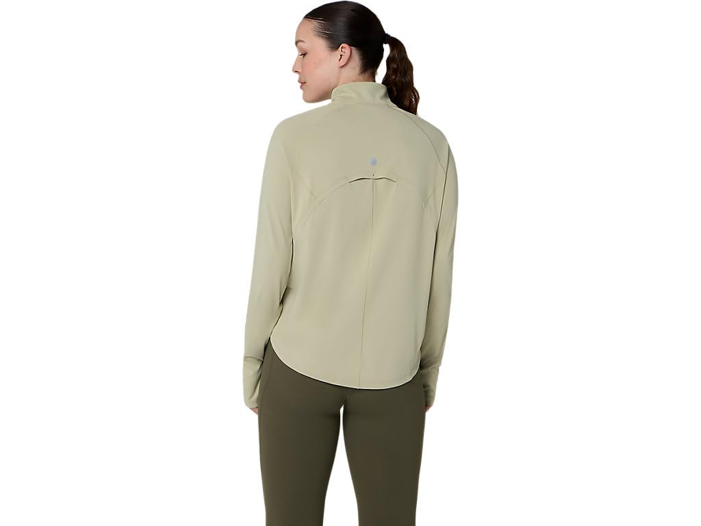 Women's Quarter-Zip Running Top with Thumbholes