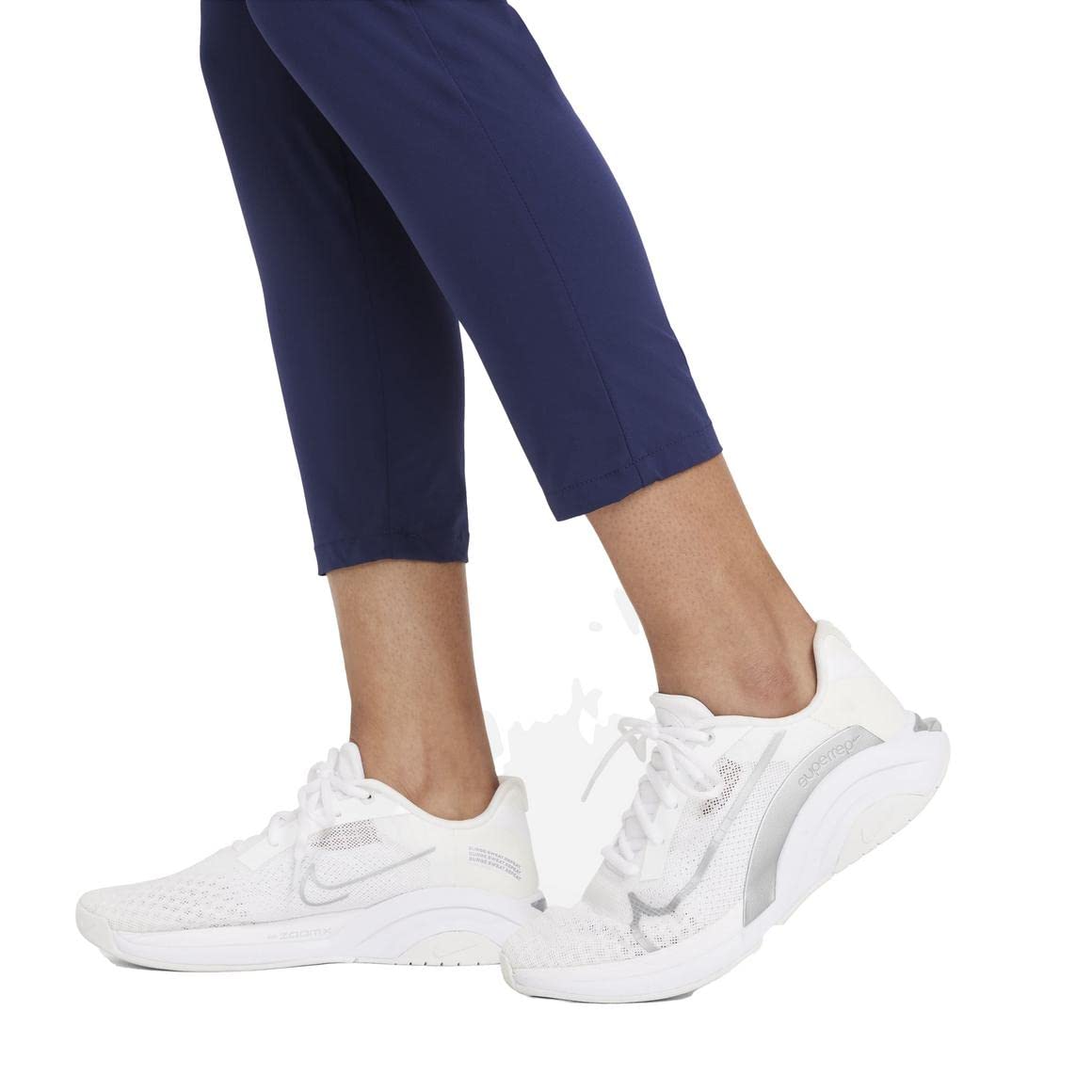 Women's Seven-Eighths Training Pants, Navy, Medium