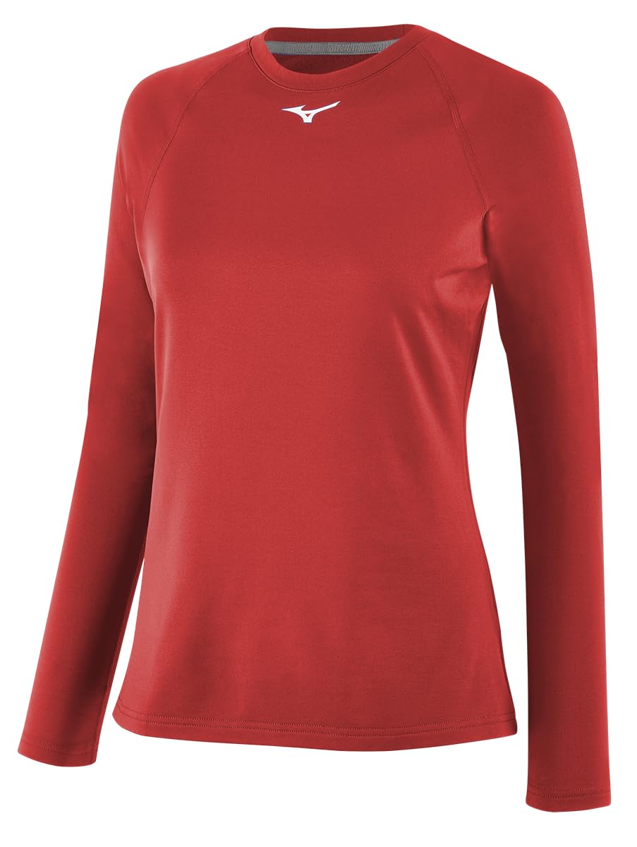 Women's Fleece-Lined Crewneck Compression Top