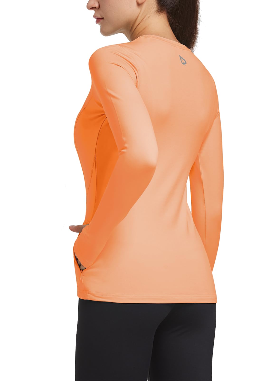 Women's Fleece-Lined Training Top with Thumbholes