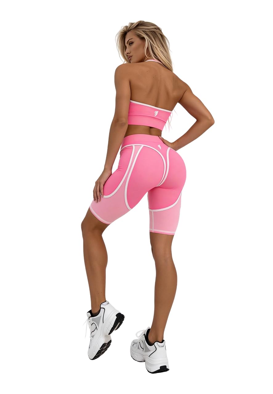 Women's High-Waist Fitted Bike Shorts