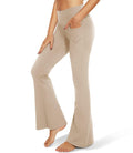 Blue High-Waist Foldover Yoga Pants, Style 0105