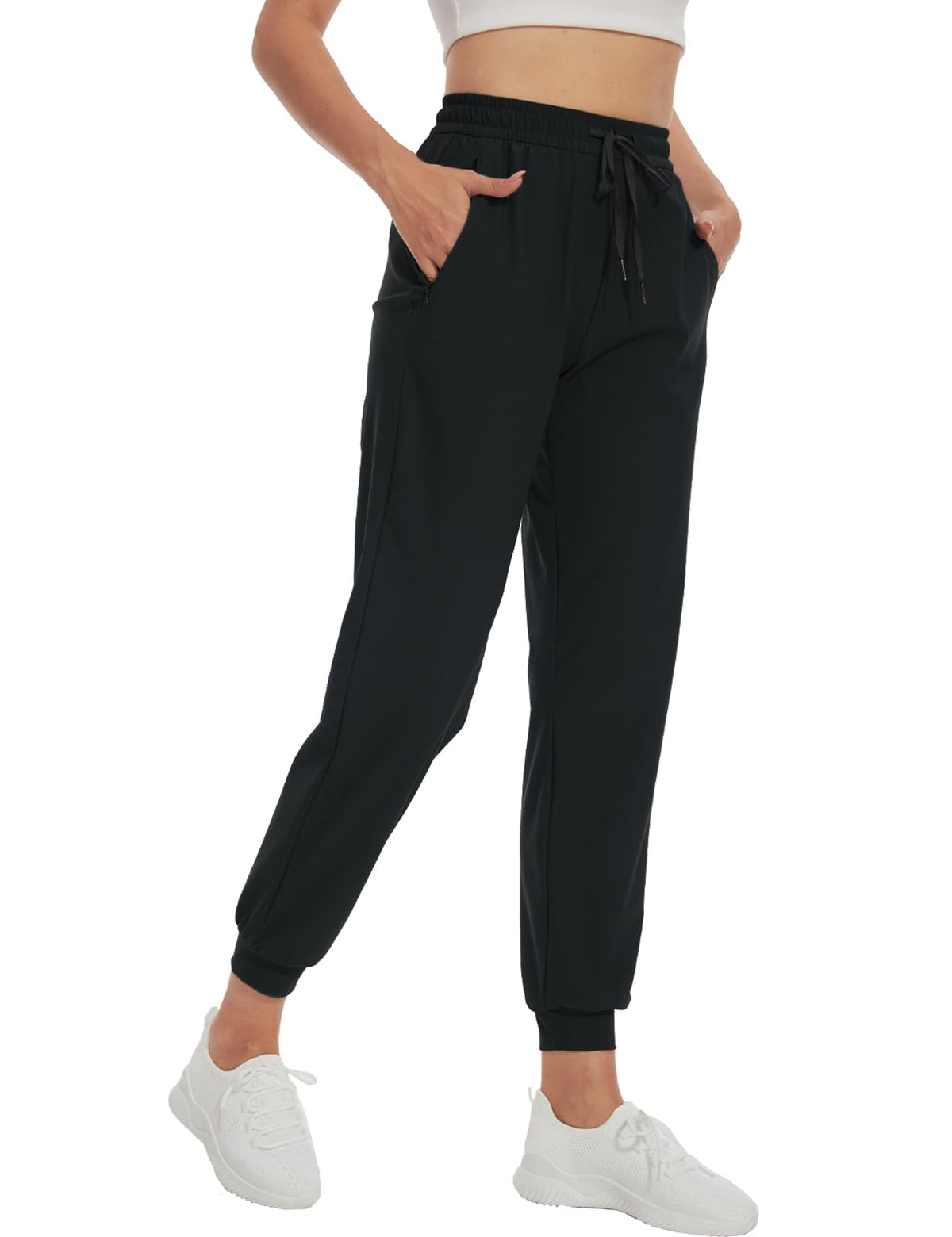 Women's Lightweight Joggers with Zip Pockets