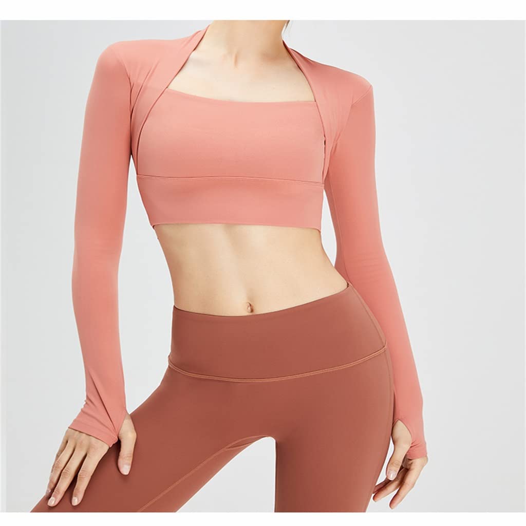 Women's Stretch Yoga Outfit with Layered Look