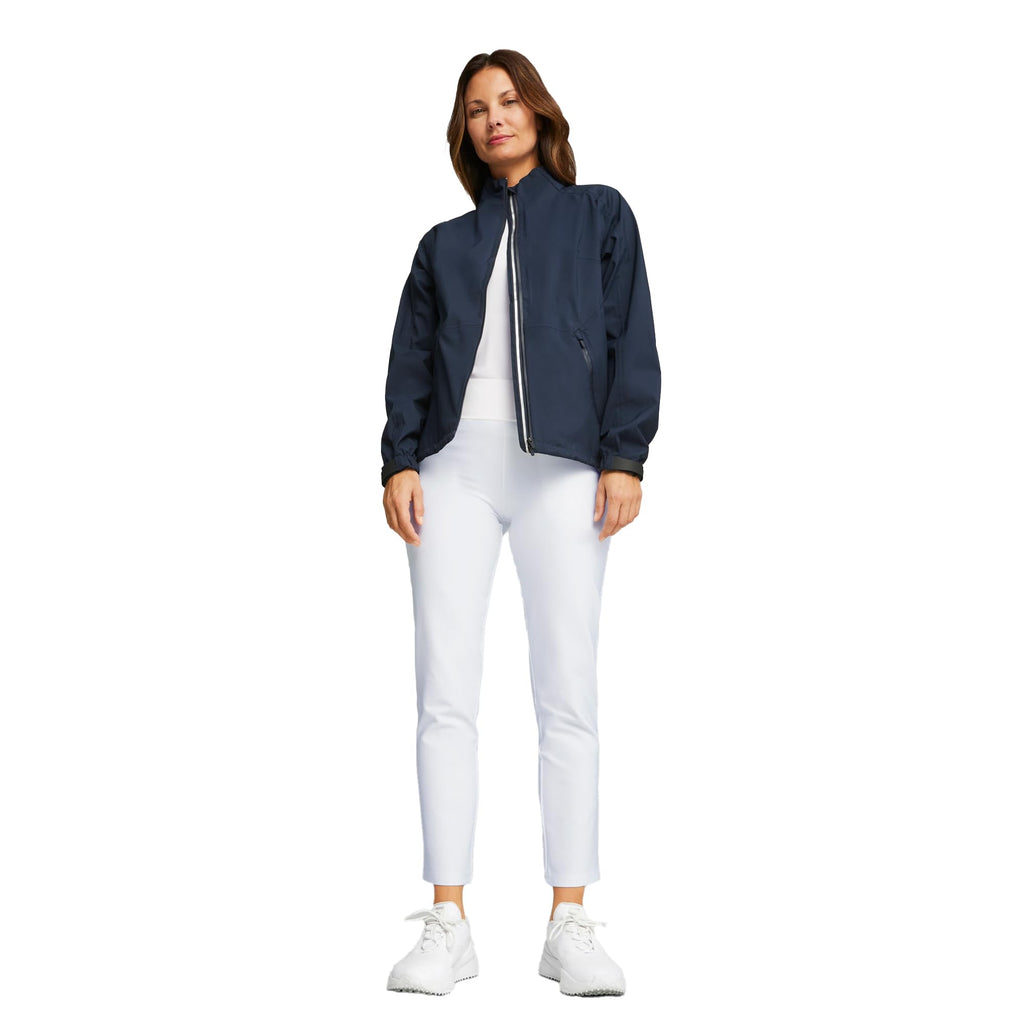 Women's Water-Repellent Jacket with Two-Way Zipper