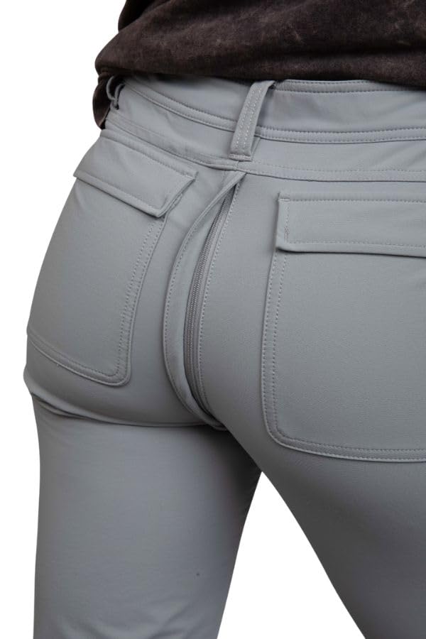Women's Hiking Pants with Extended Access Zipper