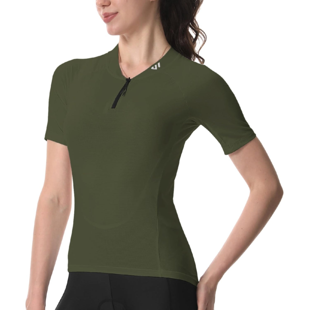 Women's Long-Sleeve Cycling Jersey with Four Rear Pockets