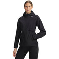Women's Water-Repellent Running Jacket, Black, XS