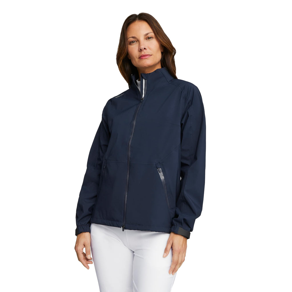 Women's Water-Repellent Jacket with Two-Way Zipper