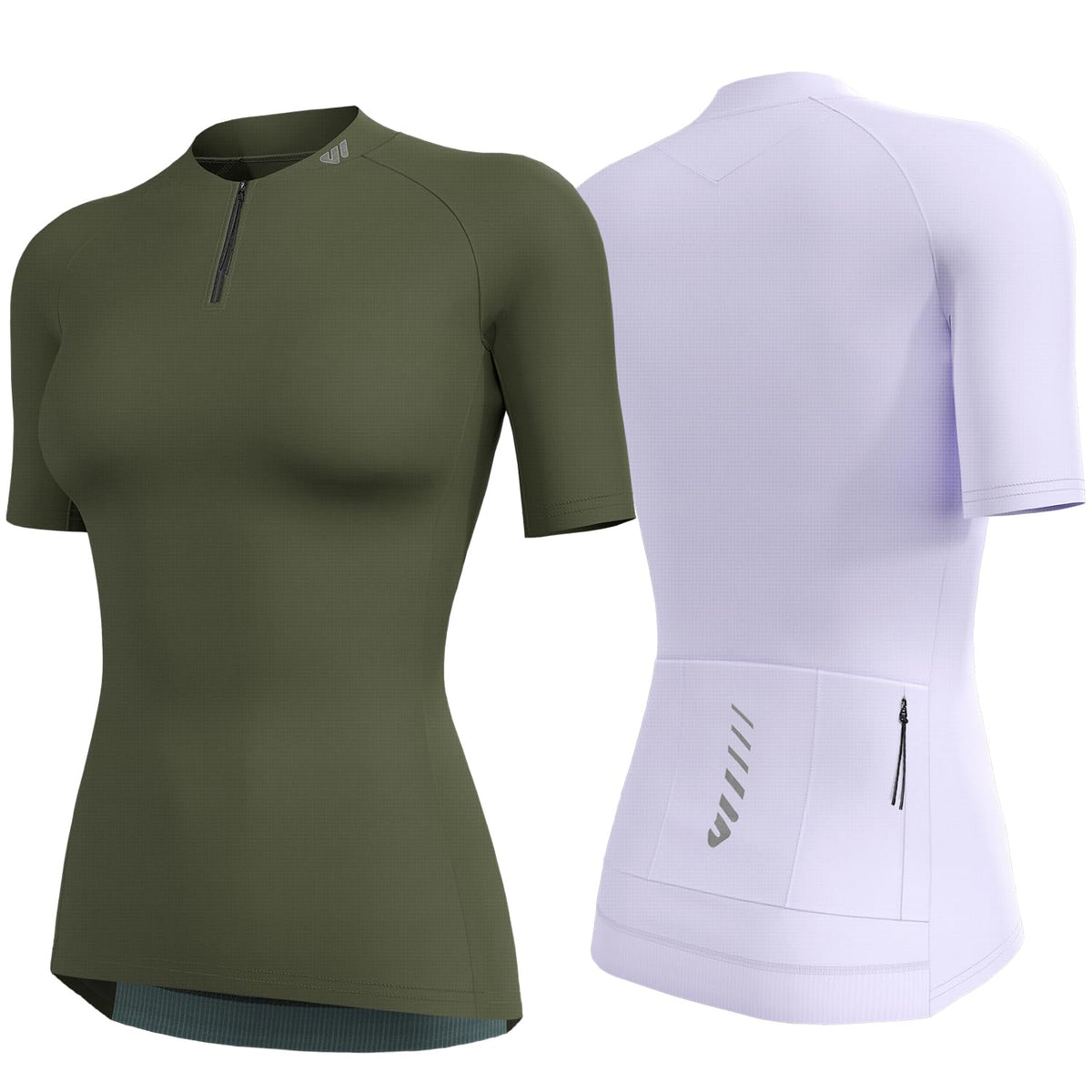 Women's Long-Sleeve Cycling Jersey with Four Rear Pockets