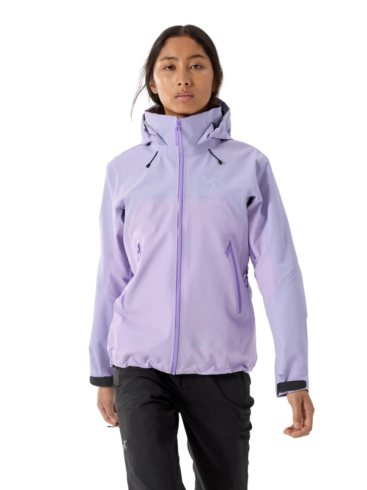 Women's Waterproof Alpine Shell with Helmet-Compatible Hood