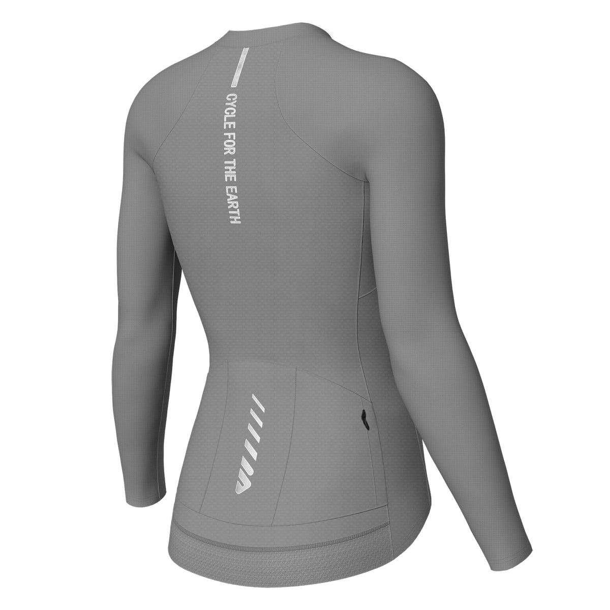 Women's Long-Sleeve Cycling Jersey with Four Rear Pockets