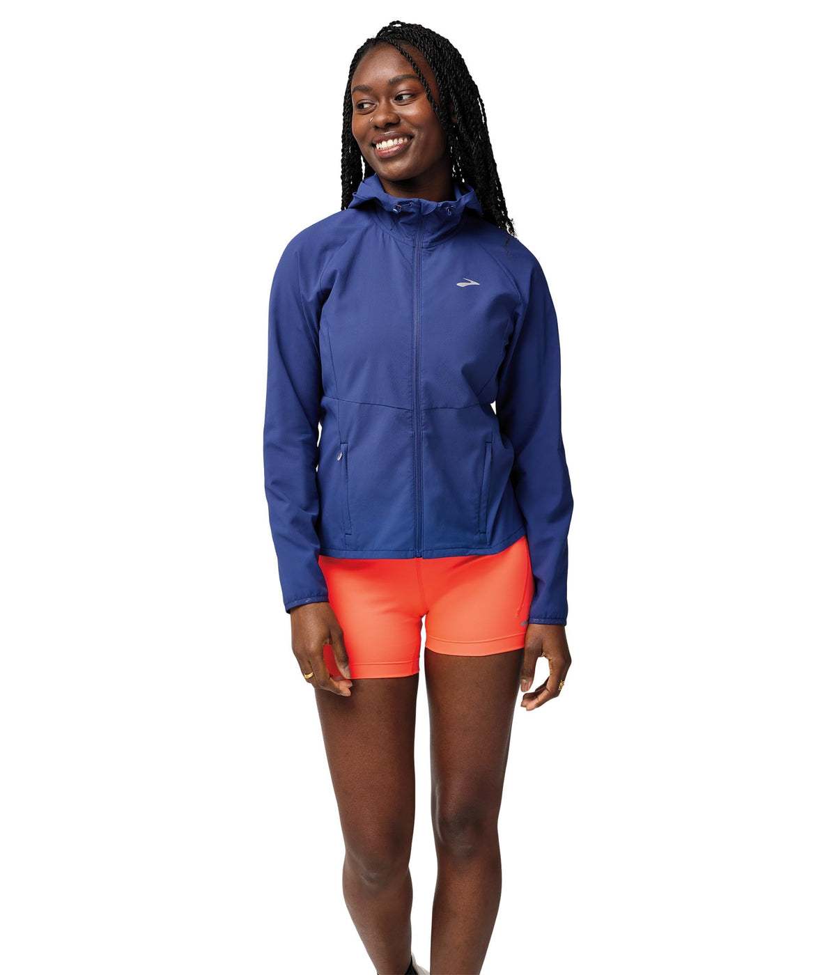 Women's Stretch Running Jacket with Ventilation and Pockets