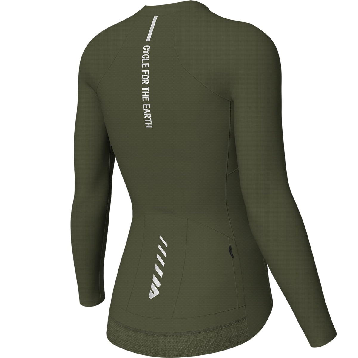Women's Long-Sleeve Cycling Jersey with Four Rear Pockets