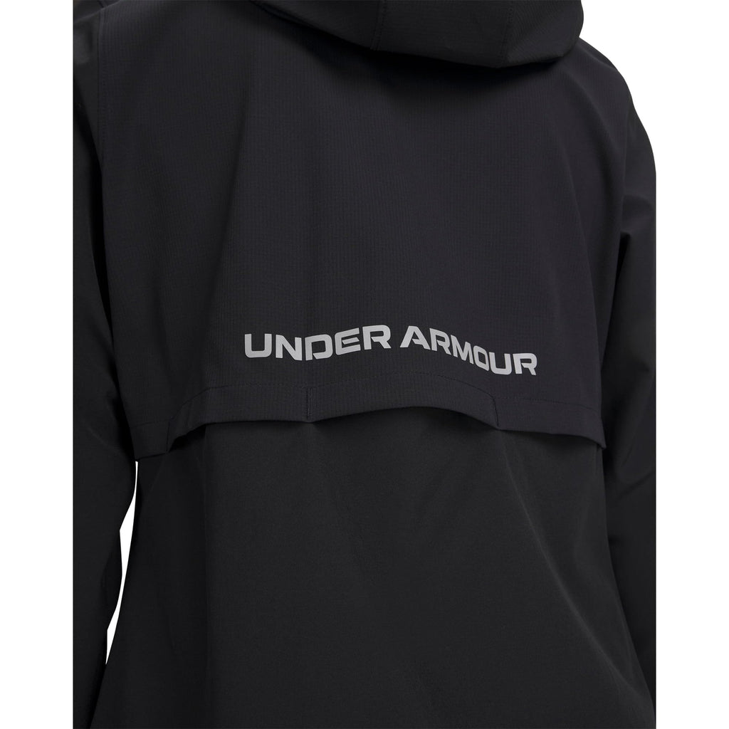 Women's Water-Repellent Running Jacket, Black, XS