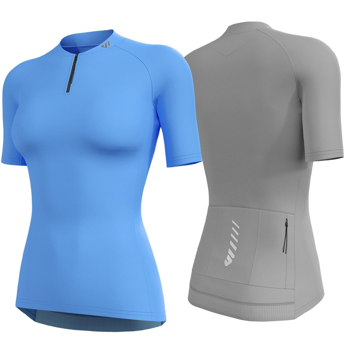 Women's Long-Sleeve Cycling Jersey with Four Rear Pockets