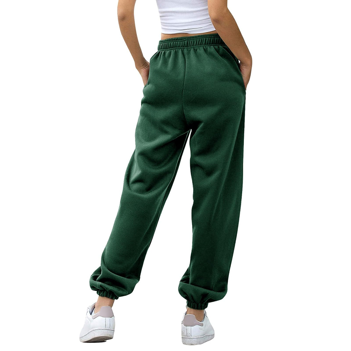 Women's Relaxed Drawstring Joggers with Pockets