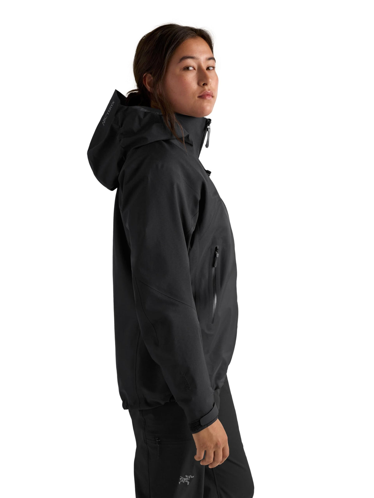 Women's Waterproof Alpine Shell with Helmet-Compatible Hood