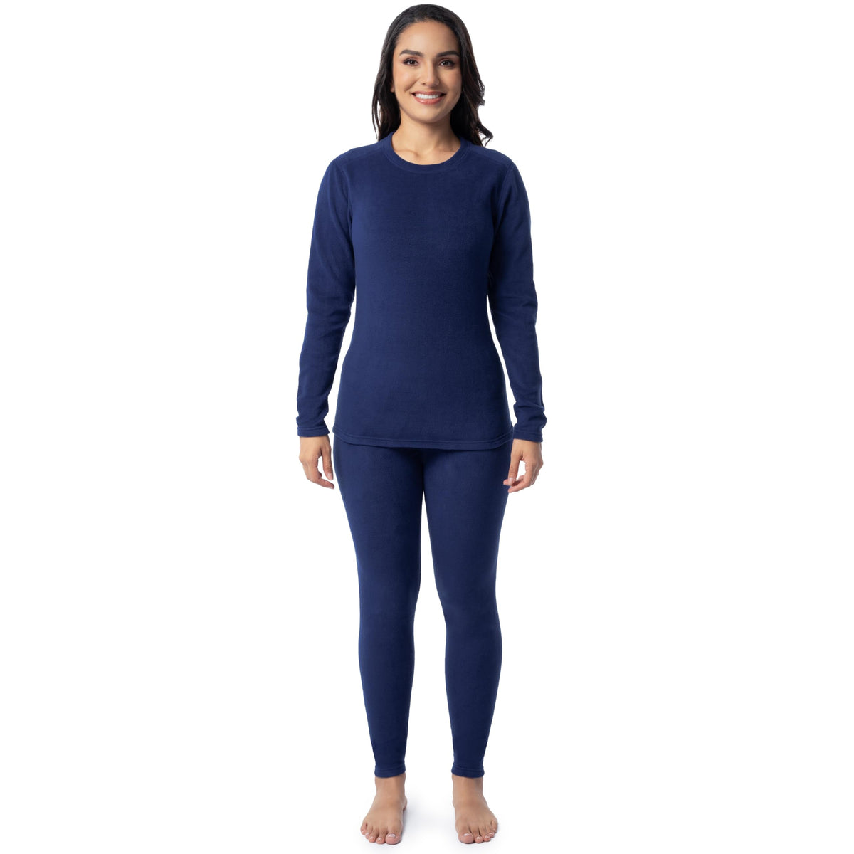 Women's Stretch Fleece-Lined Thermal Underwear Set