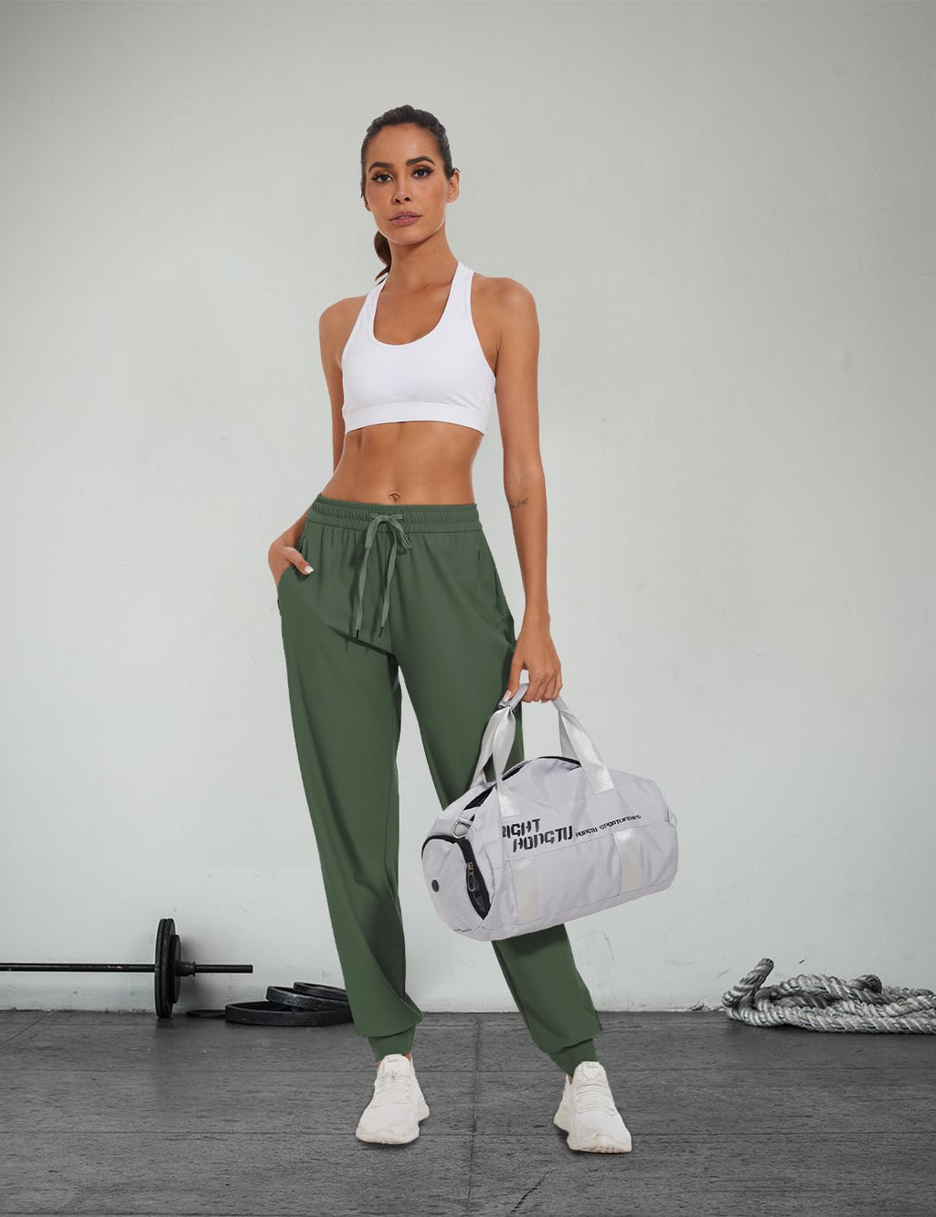 Women's Lightweight Joggers with Zip Pockets