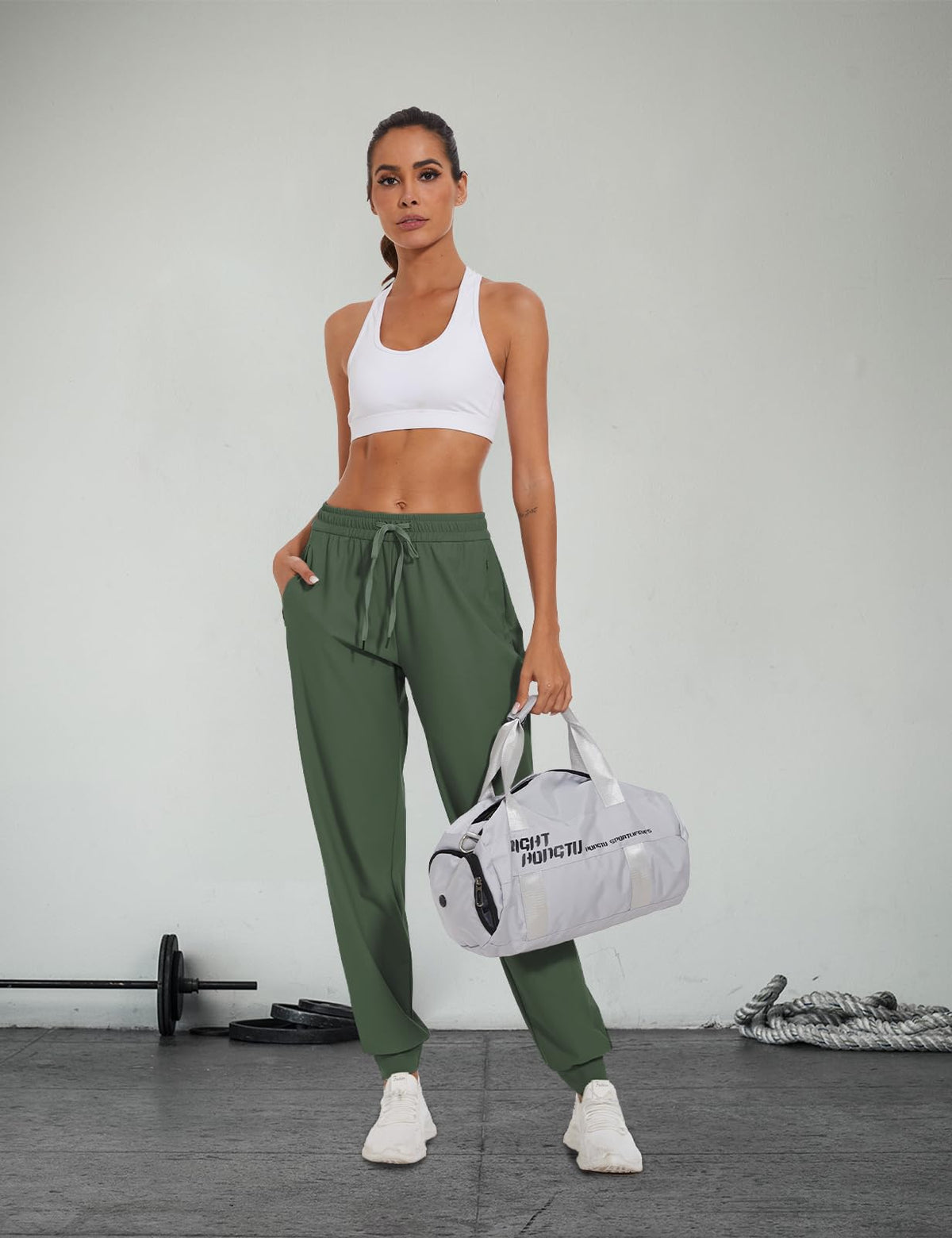 Women's Lightweight Joggers with Zip Pockets