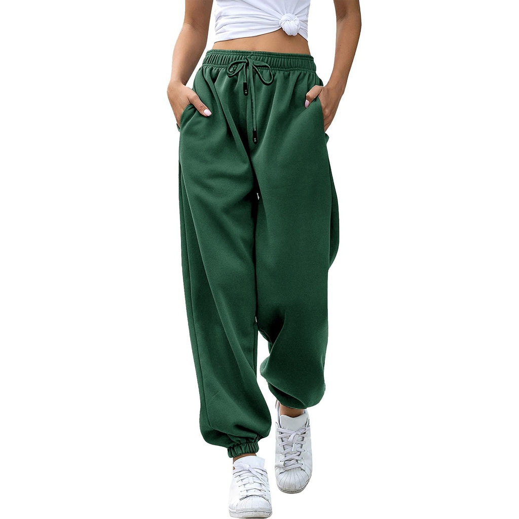 Women's Relaxed Drawstring Joggers with Pockets