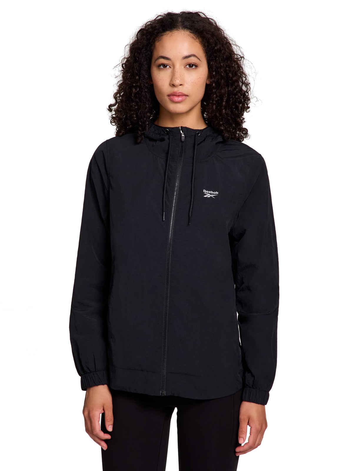 Women's Windbreaker with Adjustable Hood