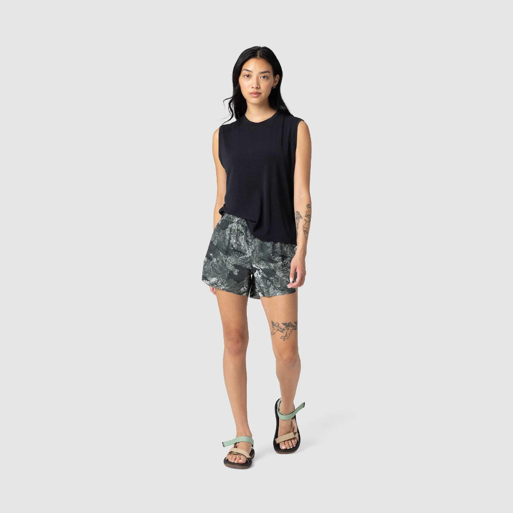 Women's Relaxed Stretch Tank with Split Hem