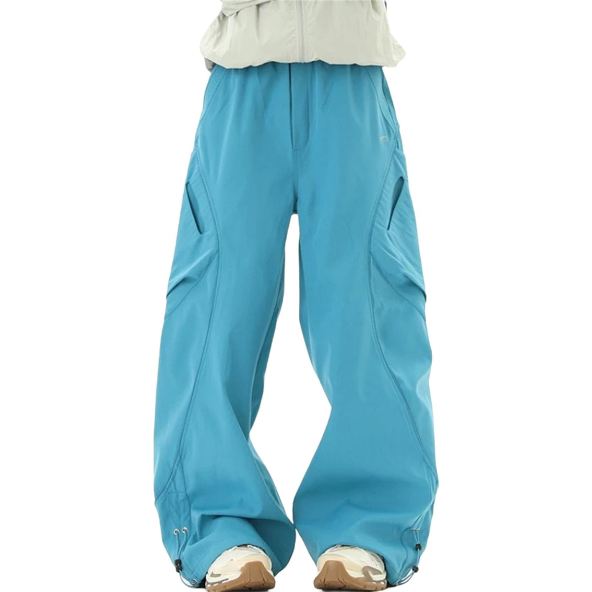 Relaxed Elastic-Waist Outdoor Trousers