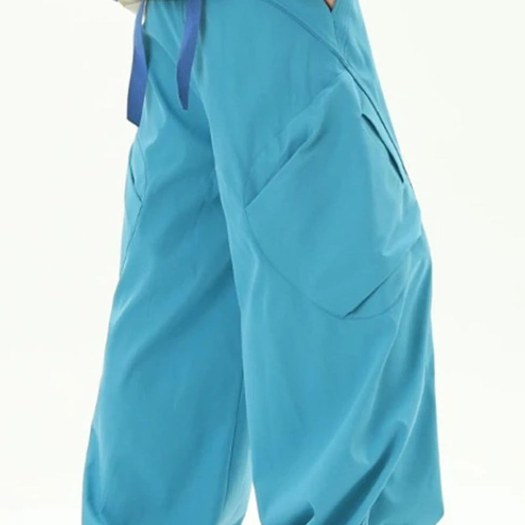 Relaxed Elastic-Waist Outdoor Trousers