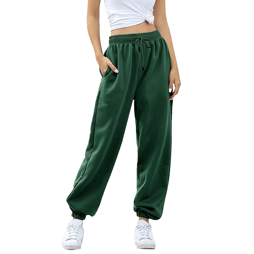 Women's Relaxed Drawstring Joggers with Pockets