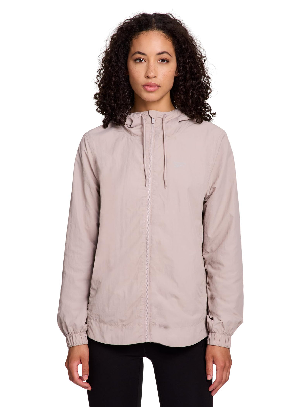 Women's Windbreaker with Adjustable Hood