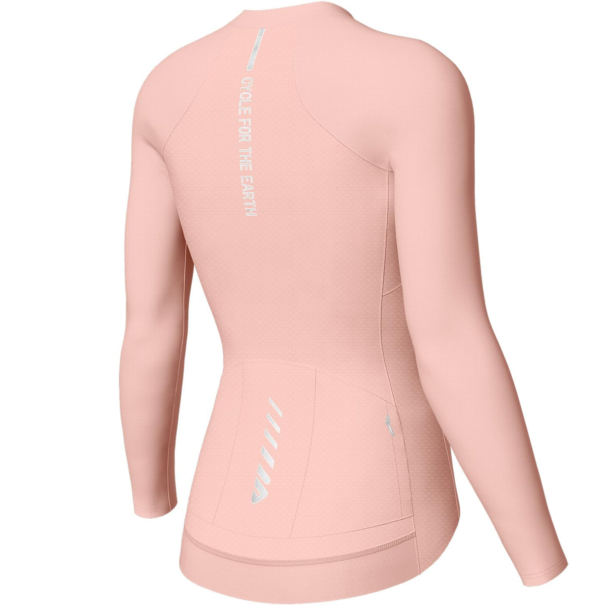 Women's Long-Sleeve Cycling Jersey with Four Rear Pockets