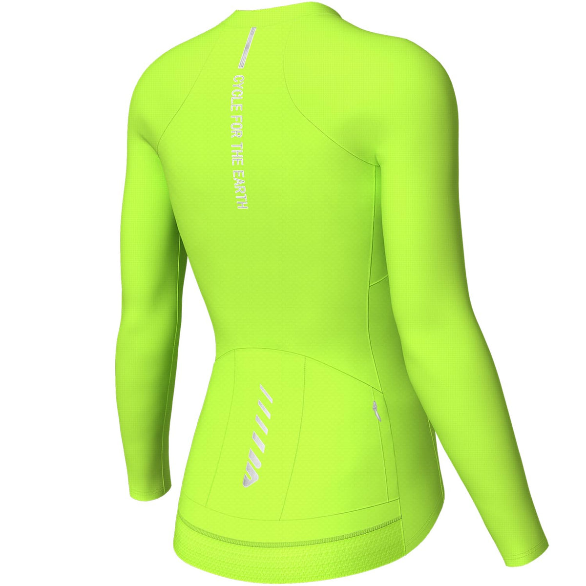 Women's Long-Sleeve Cycling Jersey with Four Rear Pockets