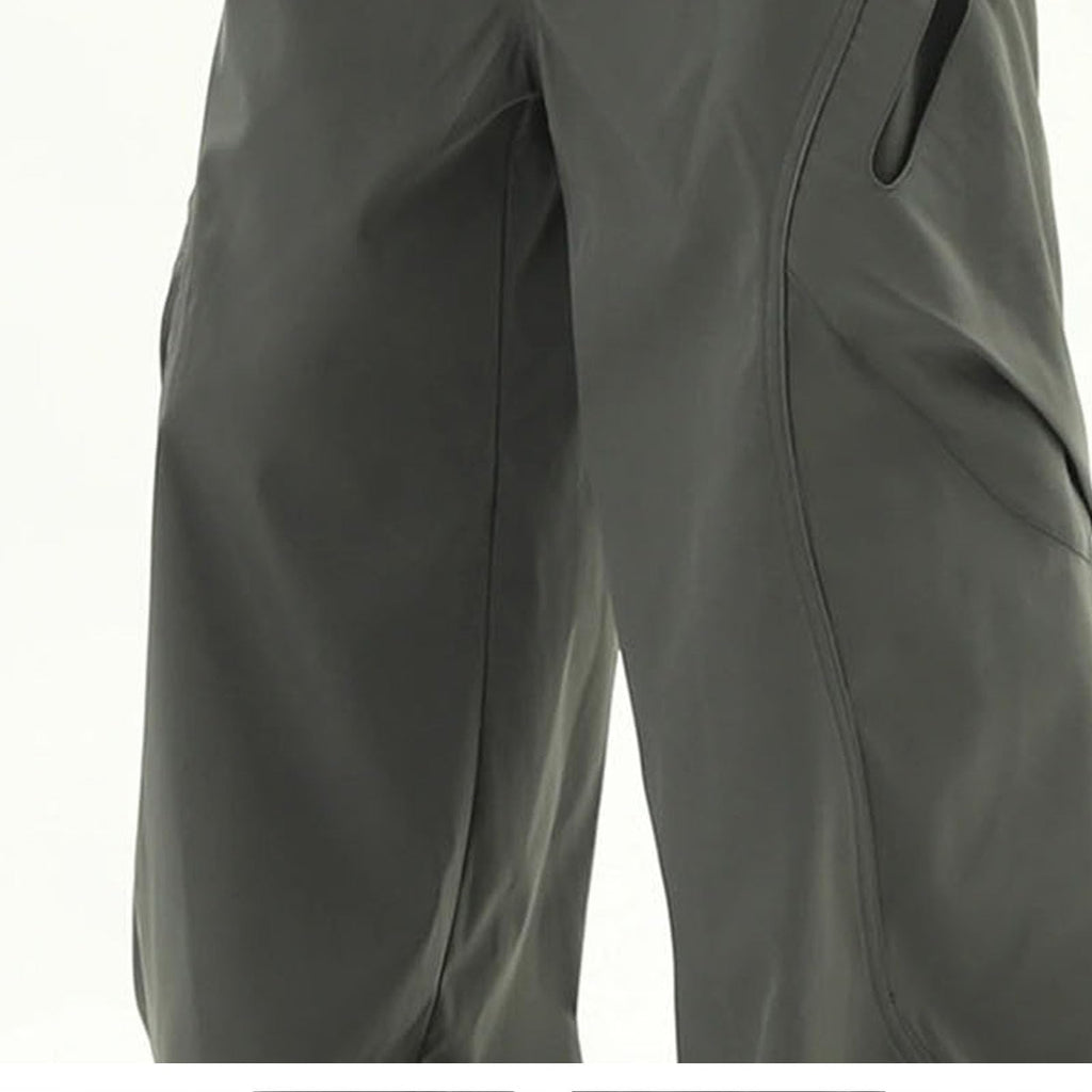 Relaxed Elastic-Waist Outdoor Trousers