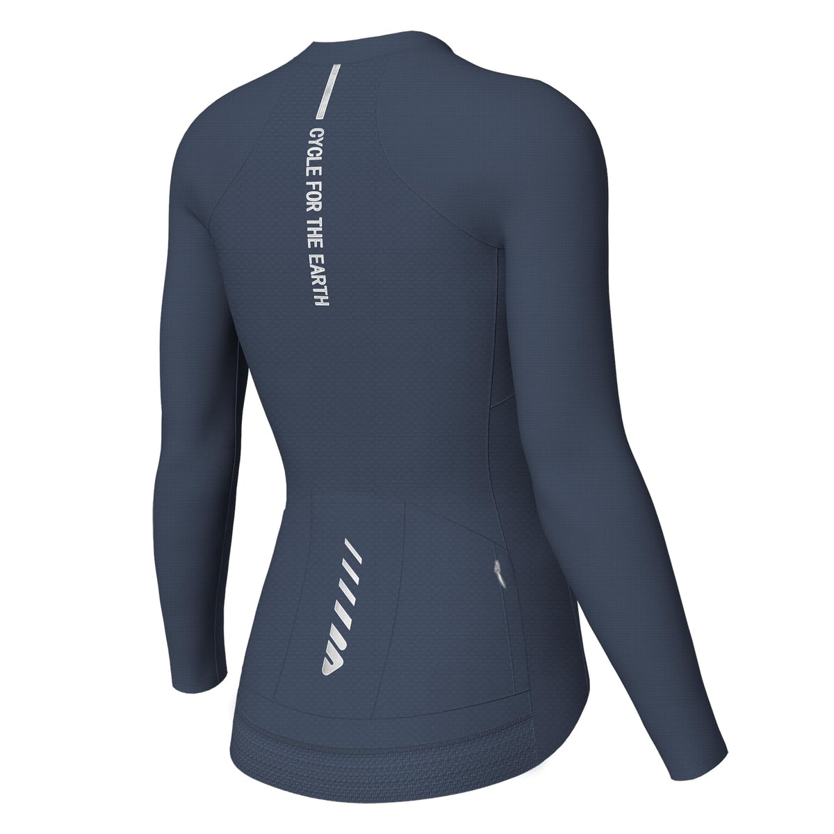 Women's Long-Sleeve Cycling Jersey with Four Rear Pockets