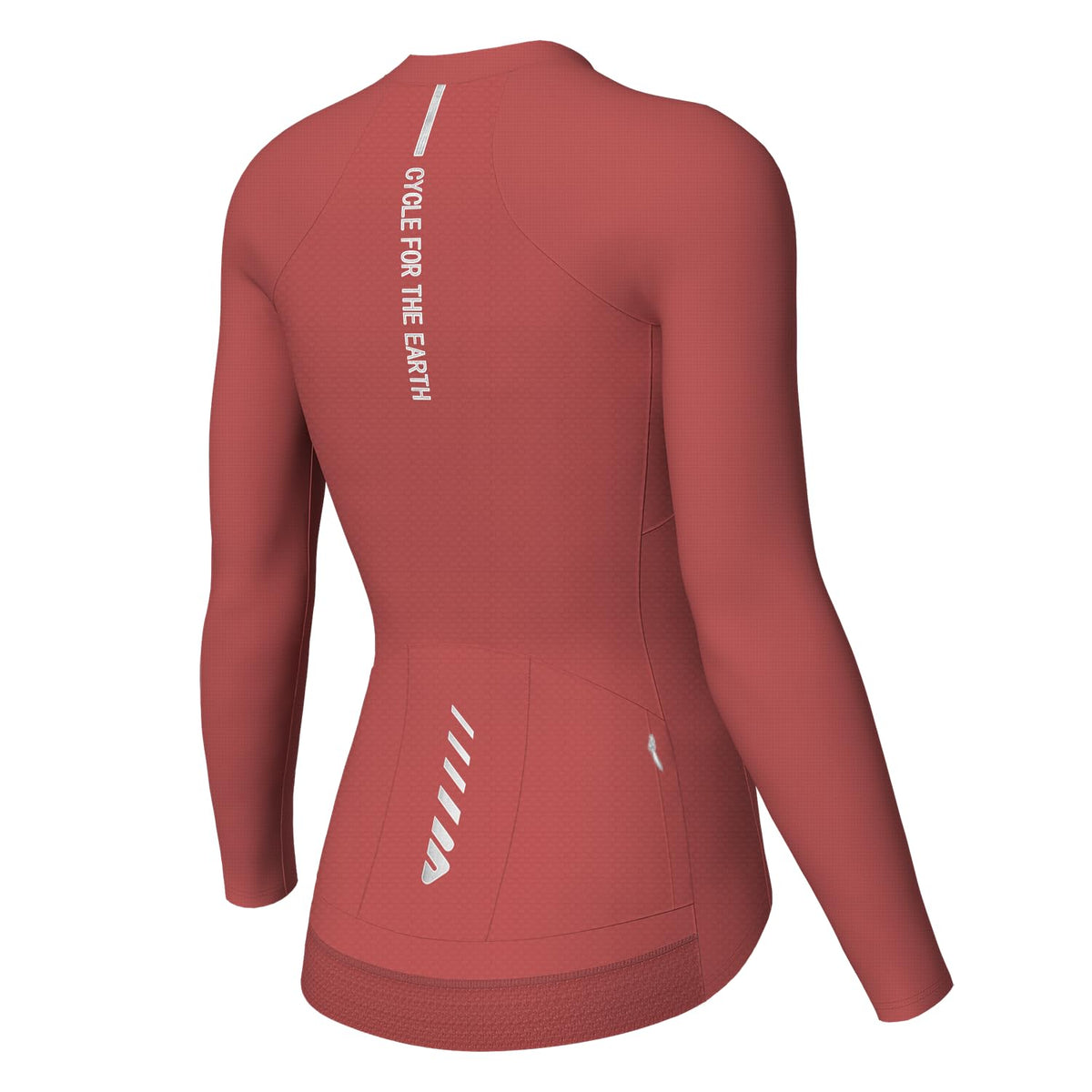 Women's Long-Sleeve Cycling Jersey with Four Rear Pockets