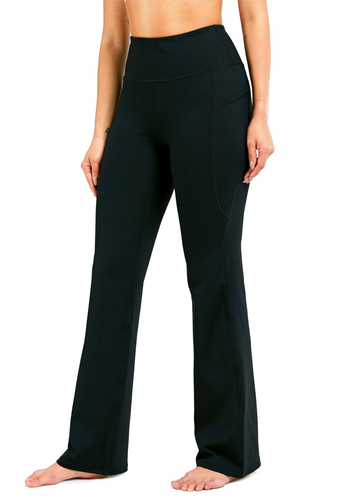 Women's Bootcut Yoga Pants with Side Pockets
