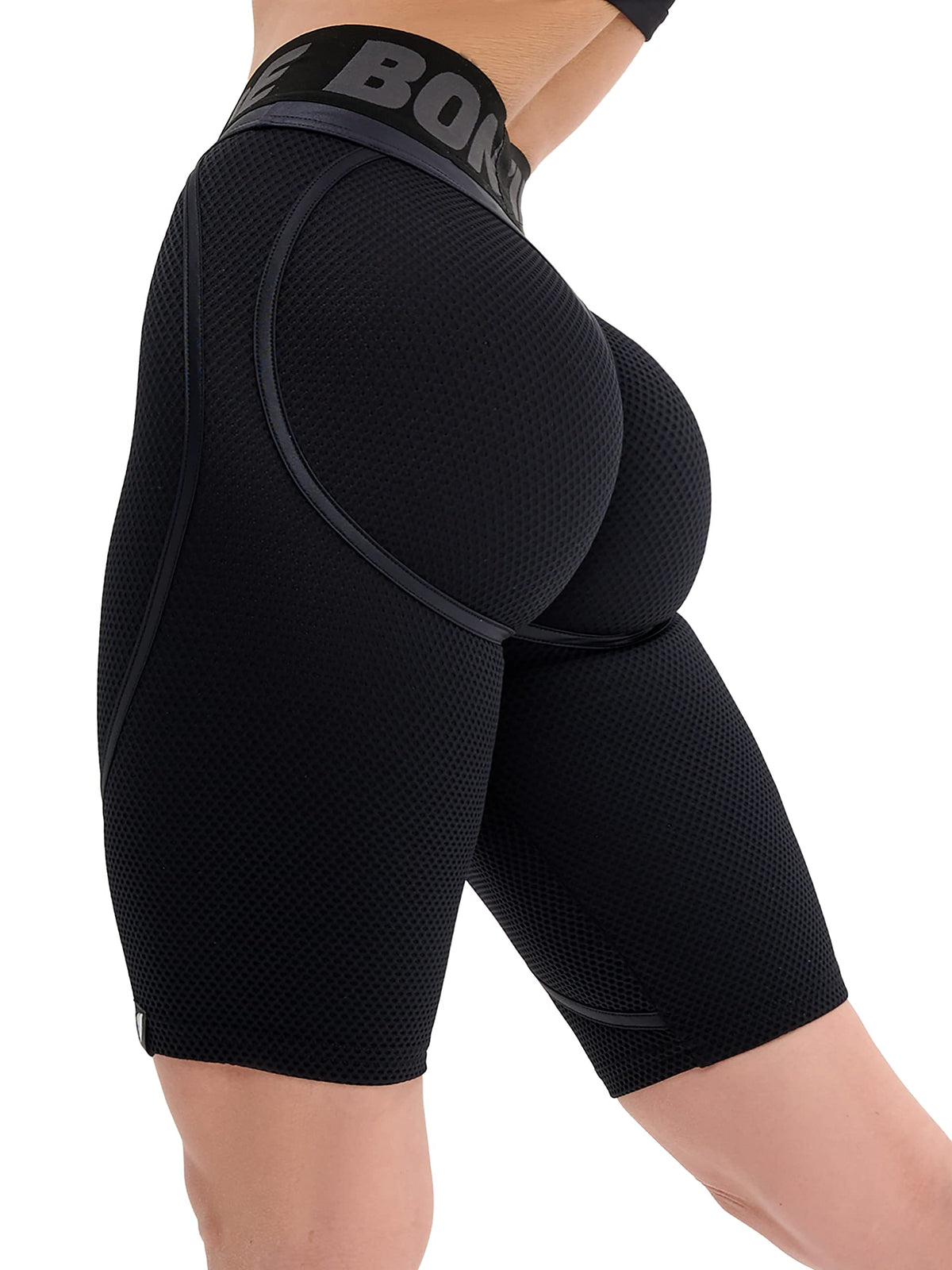 Women's High-Waist Fitted Bike Shorts