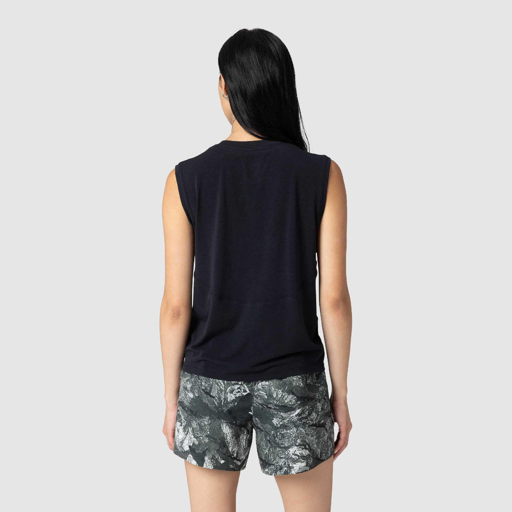 Women's Relaxed Stretch Tank with Split Hem
