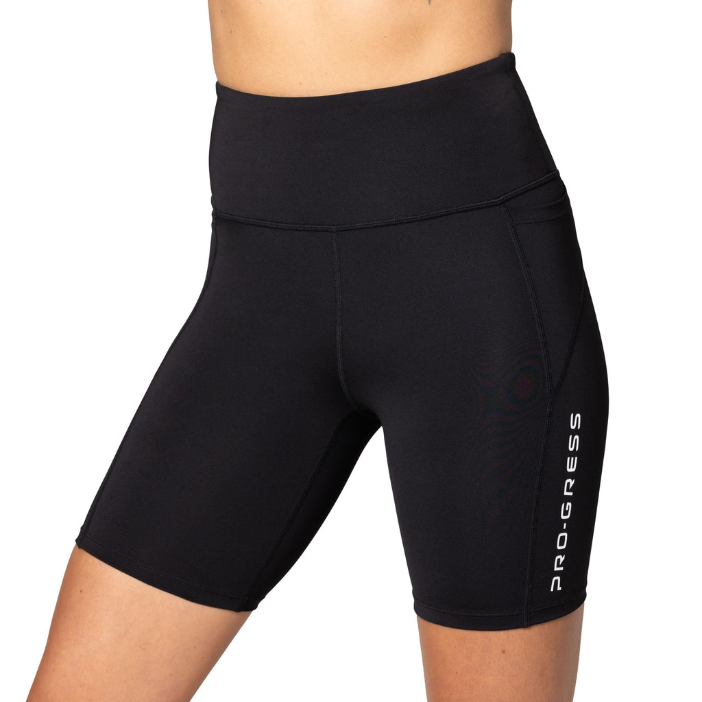 Women's Compression Bike Shorts with Small Pocket