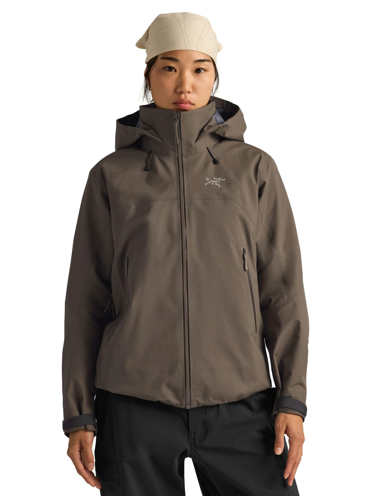Women's Waterproof Alpine Shell with Helmet-Compatible Hood
