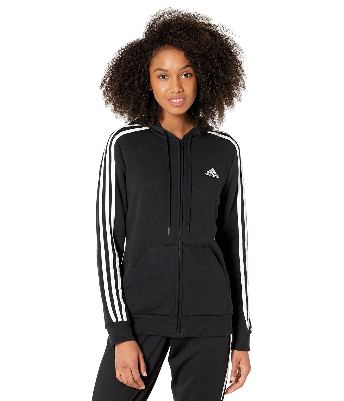 Women's Full-Zip Fleece Hoodie with Pockets