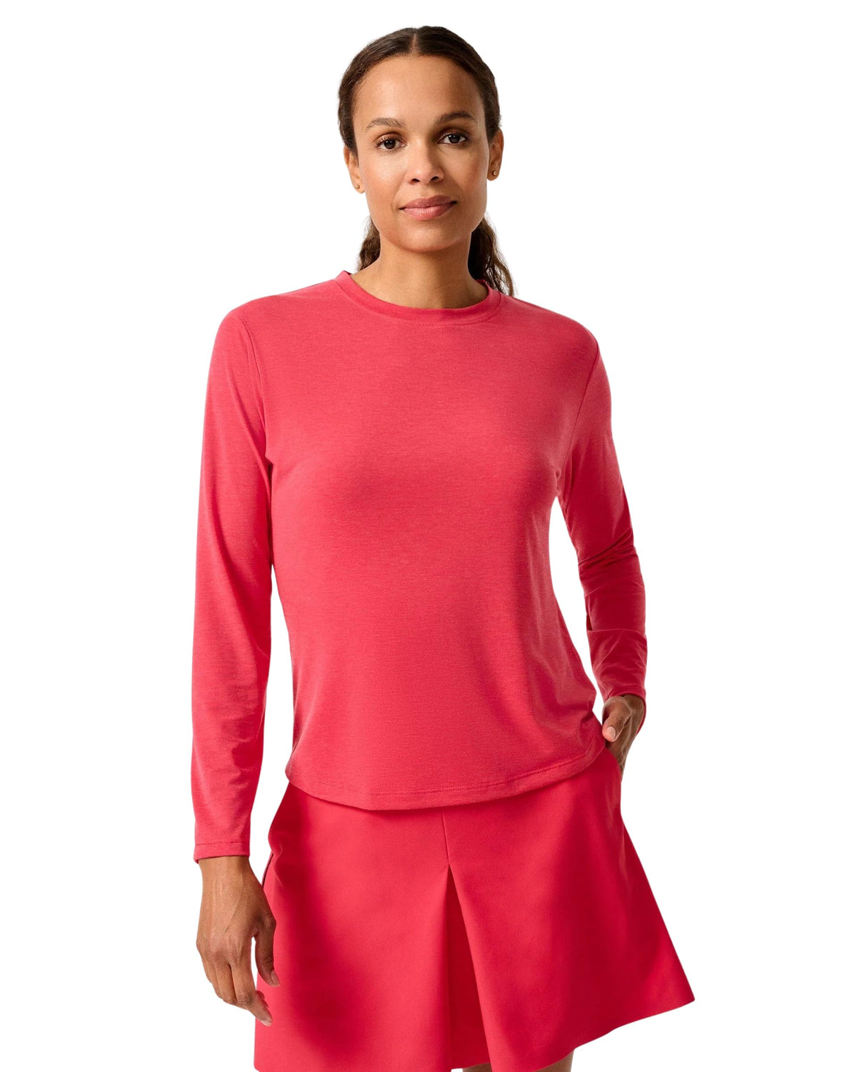 Women's Moisture-Wicking Long-Sleeve Performance Tee