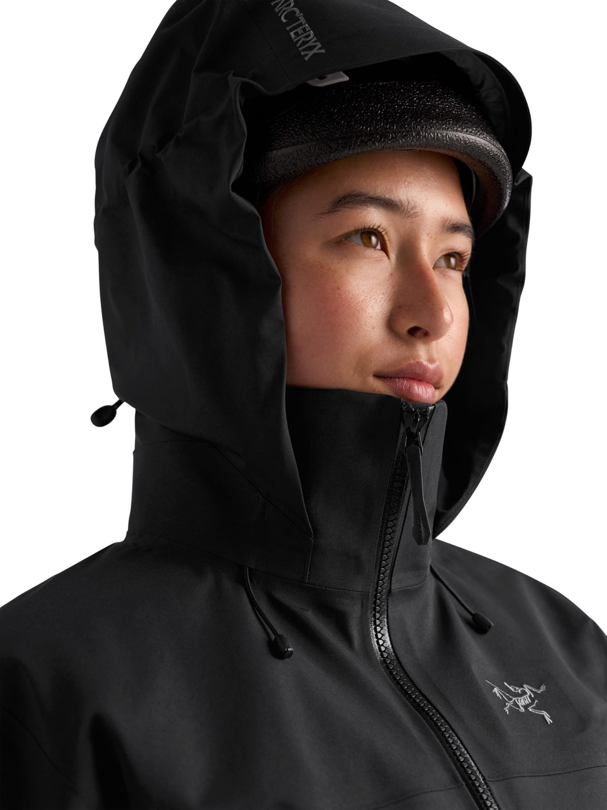 Women's Waterproof Alpine Shell with Helmet-Compatible Hood