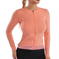 Women's Thermal Long-Sleeve Cycling Top with Rear Pockets